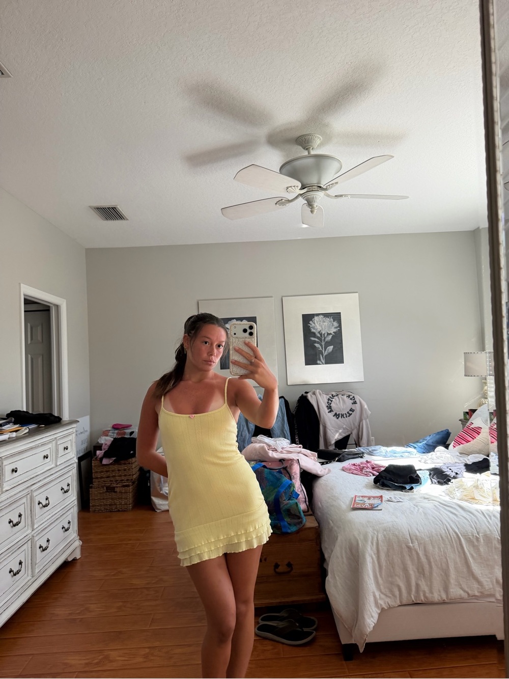 Edikted Yellow Mini Dress